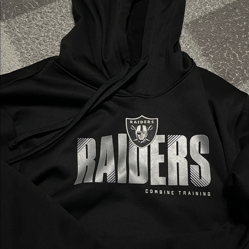 New Era Black Raiders Hoodie